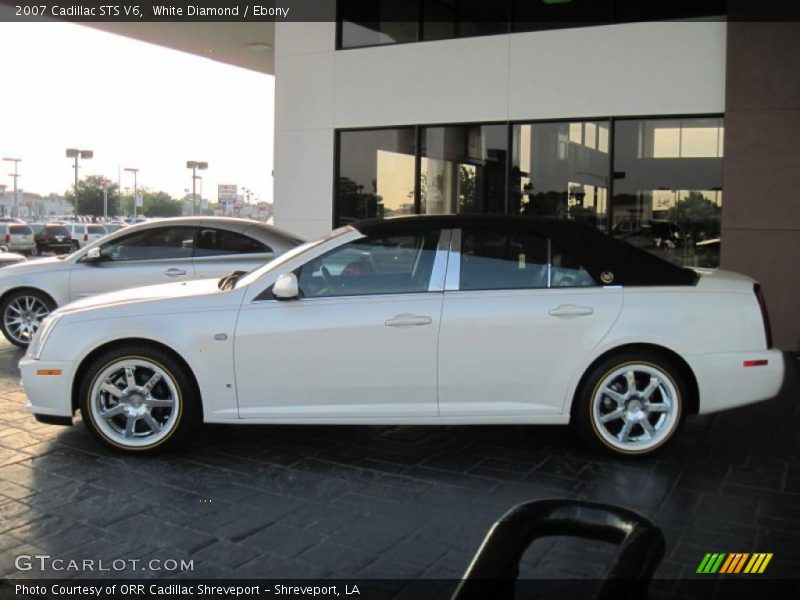 White Diamond / Ebony 2007 Cadillac STS V6