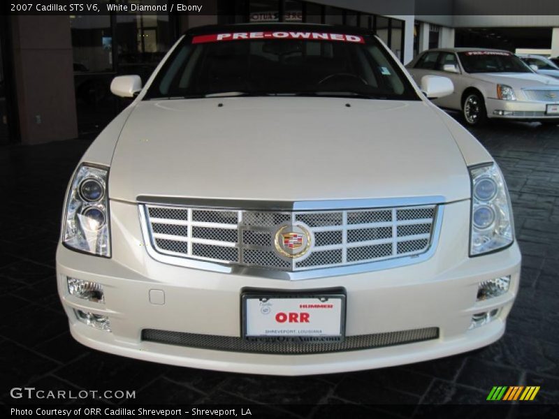 White Diamond / Ebony 2007 Cadillac STS V6