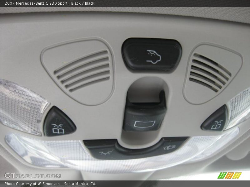 Black / Black 2007 Mercedes-Benz C 230 Sport