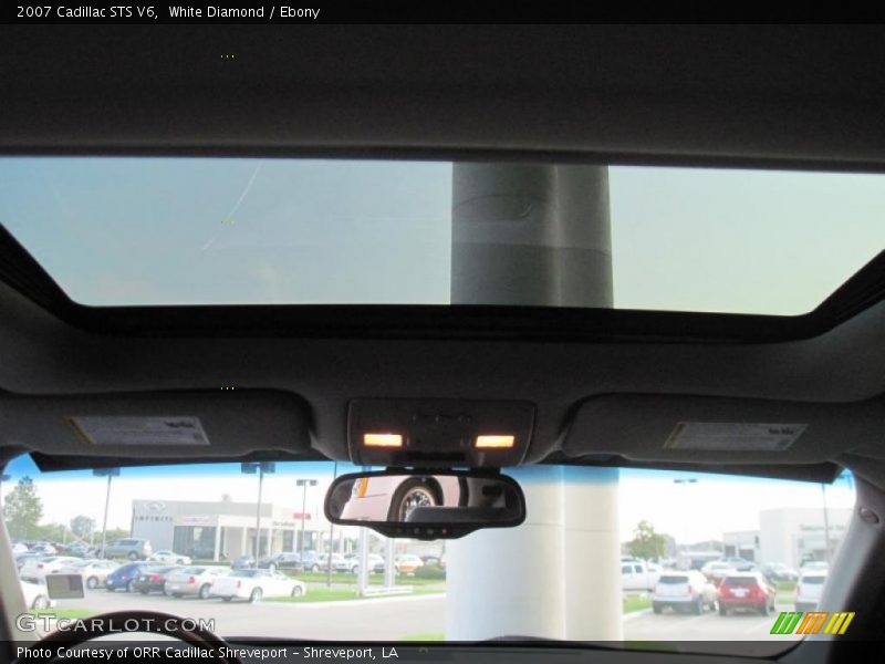 White Diamond / Ebony 2007 Cadillac STS V6