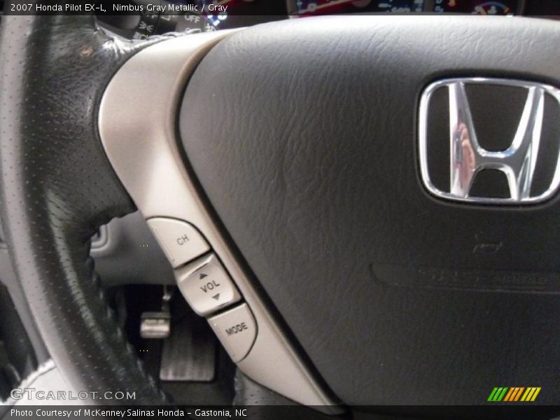 Nimbus Gray Metallic / Gray 2007 Honda Pilot EX-L