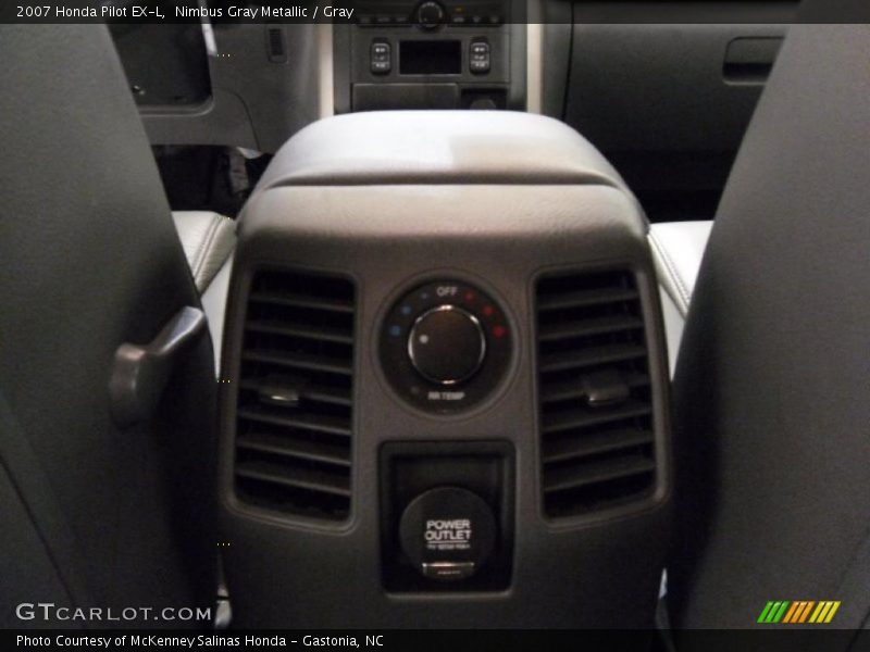 Nimbus Gray Metallic / Gray 2007 Honda Pilot EX-L