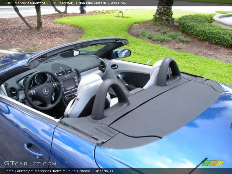 Orion Blue Metallic / Ash Grey 2005 Mercedes-Benz SLK 350 Roadster