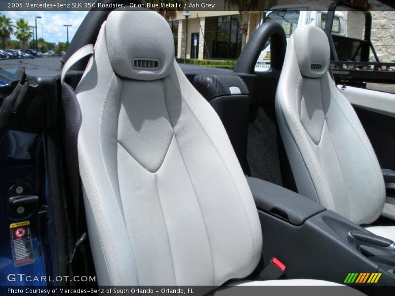 Orion Blue Metallic / Ash Grey 2005 Mercedes-Benz SLK 350 Roadster