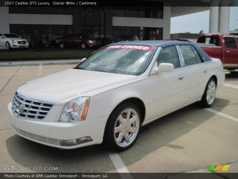 Glacier White / Cashmere 2007 Cadillac DTS Luxury