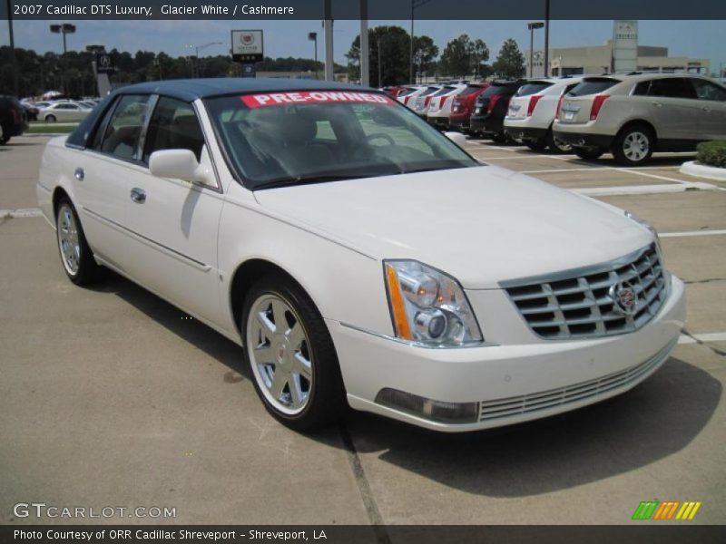 Glacier White / Cashmere 2007 Cadillac DTS Luxury
