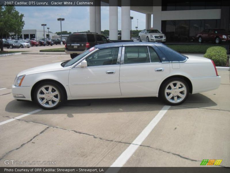 Glacier White / Cashmere 2007 Cadillac DTS Luxury