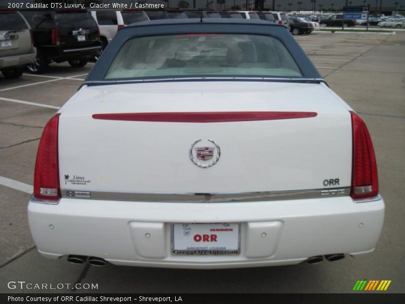 Glacier White / Cashmere 2007 Cadillac DTS Luxury