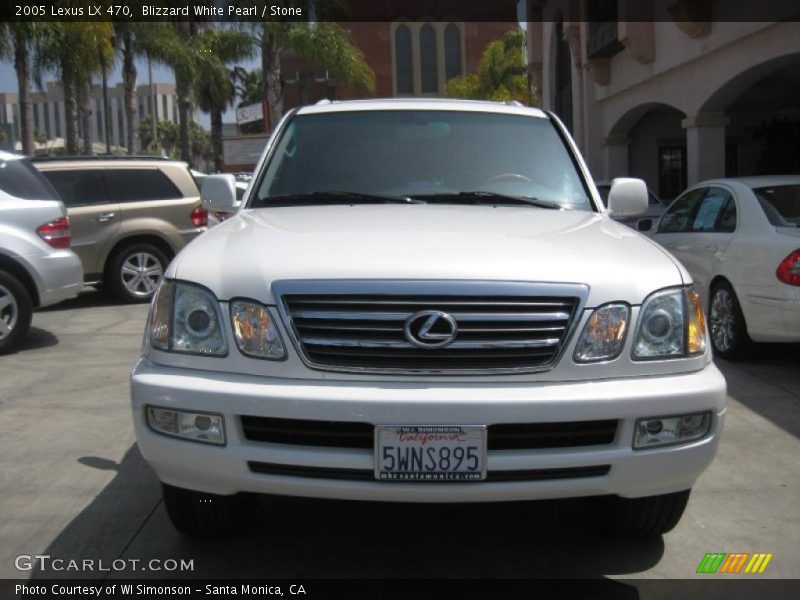 Blizzard White Pearl / Stone 2005 Lexus LX 470
