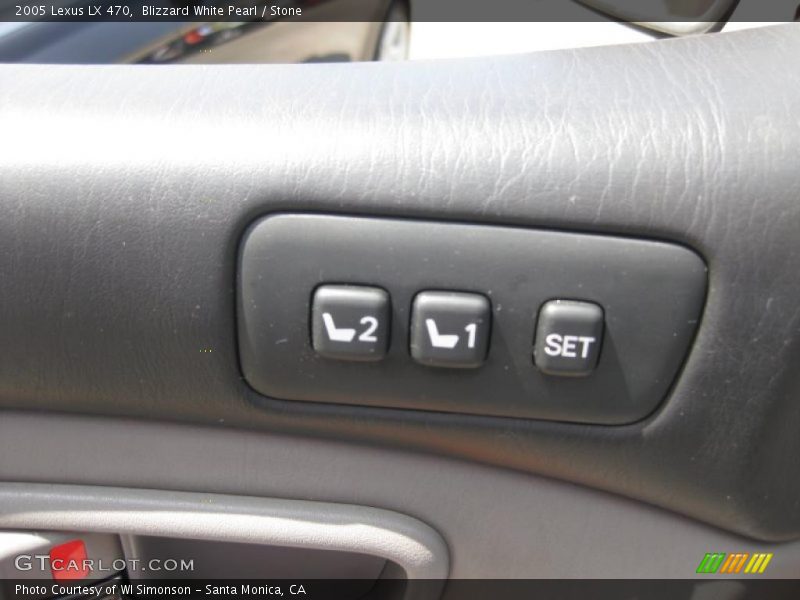 Blizzard White Pearl / Stone 2005 Lexus LX 470
