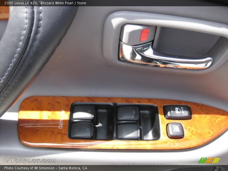 Blizzard White Pearl / Stone 2005 Lexus LX 470