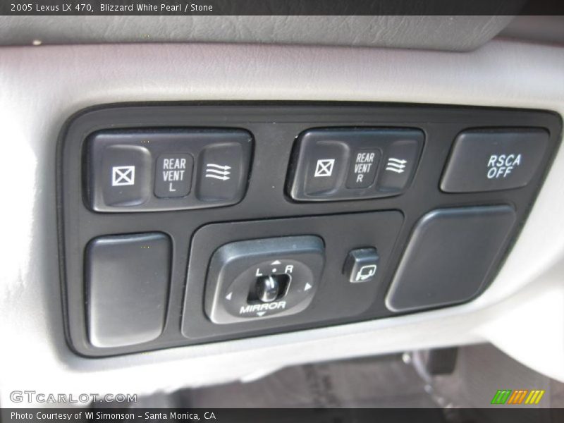 Blizzard White Pearl / Stone 2005 Lexus LX 470