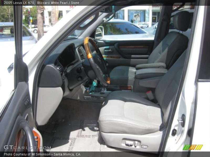 Blizzard White Pearl / Stone 2005 Lexus LX 470