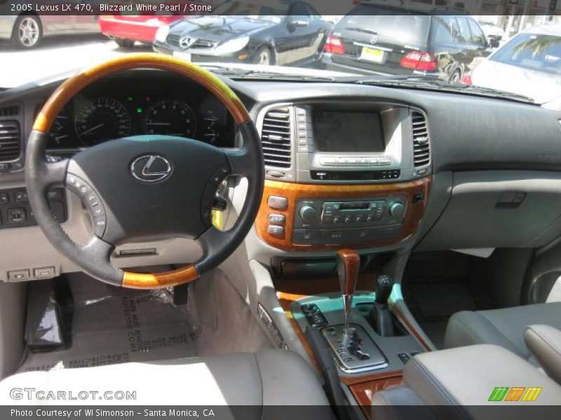 Blizzard White Pearl / Stone 2005 Lexus LX 470