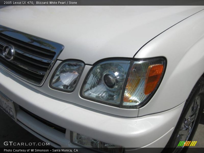 Blizzard White Pearl / Stone 2005 Lexus LX 470