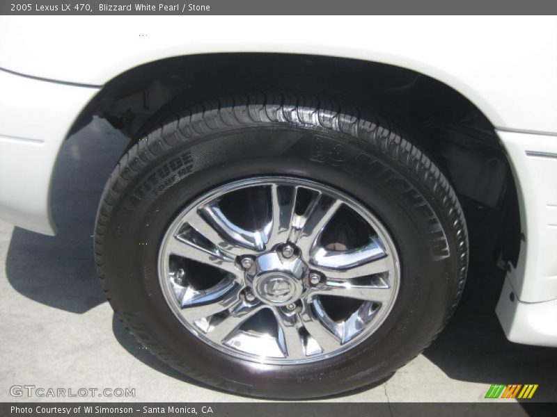 Blizzard White Pearl / Stone 2005 Lexus LX 470