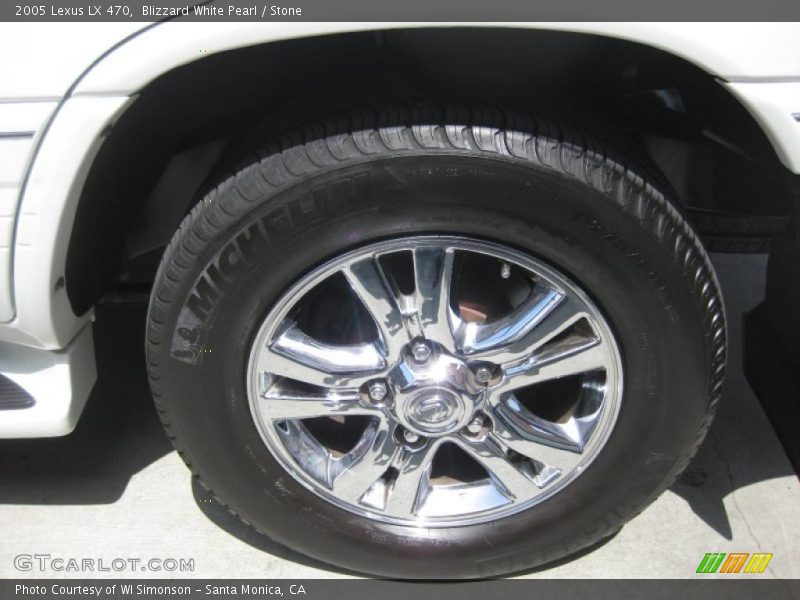 Blizzard White Pearl / Stone 2005 Lexus LX 470