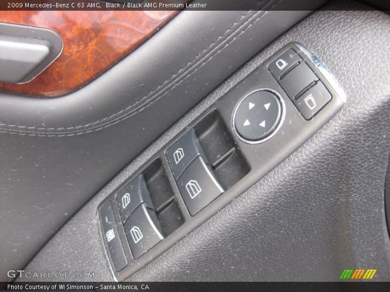 Black / Black AMG Premium Leather 2009 Mercedes-Benz C 63 AMG