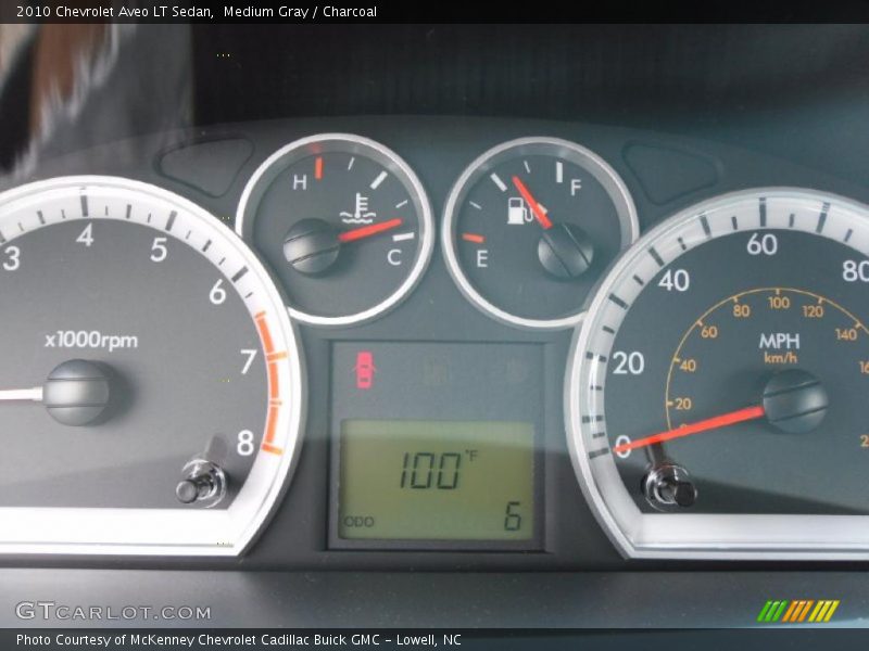 Medium Gray / Charcoal 2010 Chevrolet Aveo LT Sedan