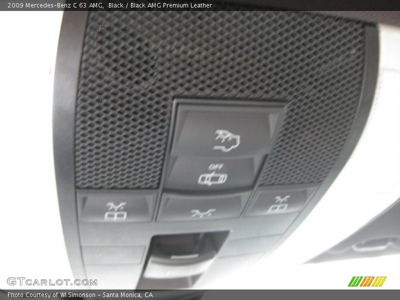 Black / Black AMG Premium Leather 2009 Mercedes-Benz C 63 AMG