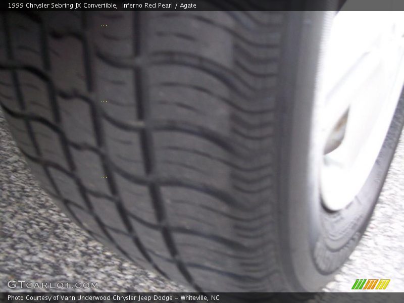 Inferno Red Pearl / Agate 1999 Chrysler Sebring JX Convertible
