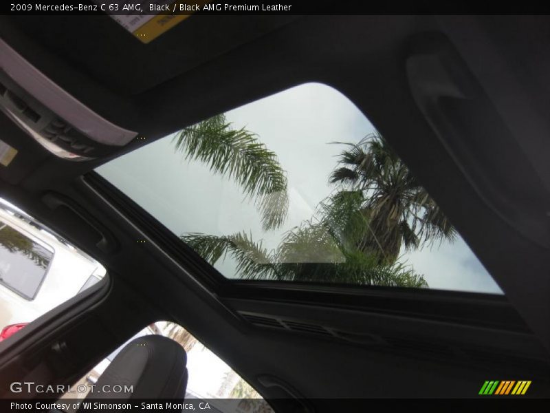 Black / Black AMG Premium Leather 2009 Mercedes-Benz C 63 AMG