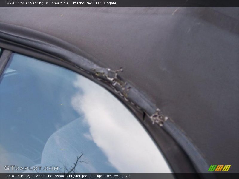 Inferno Red Pearl / Agate 1999 Chrysler Sebring JX Convertible