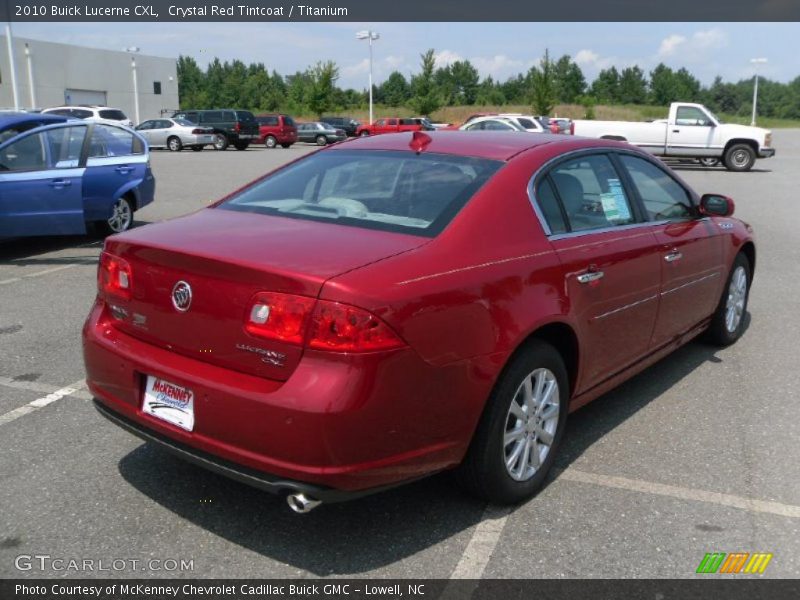 Crystal Red Tintcoat / Titanium 2010 Buick Lucerne CXL