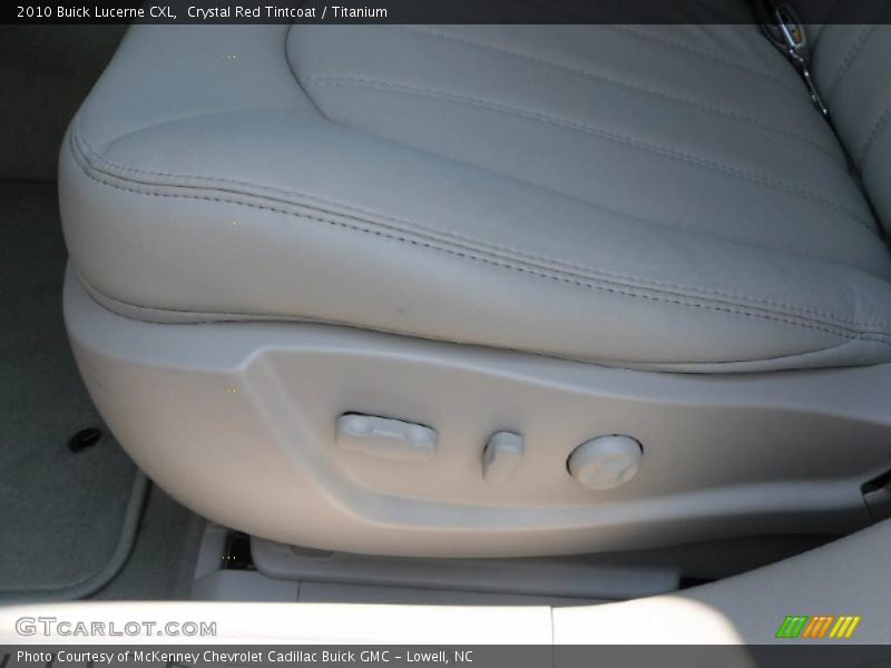 Crystal Red Tintcoat / Titanium 2010 Buick Lucerne CXL