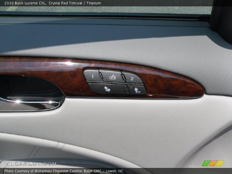 Crystal Red Tintcoat / Titanium 2010 Buick Lucerne CXL