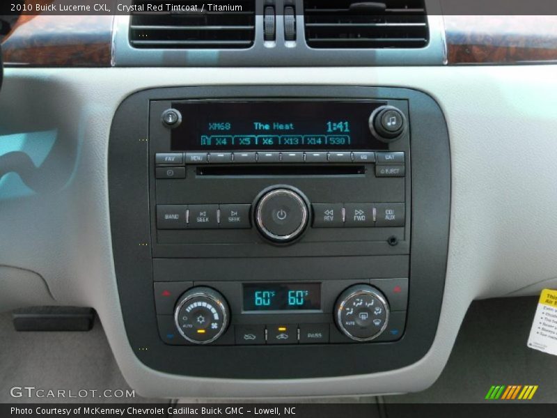 Crystal Red Tintcoat / Titanium 2010 Buick Lucerne CXL