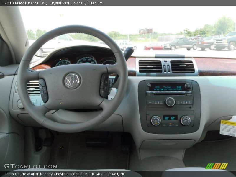 Crystal Red Tintcoat / Titanium 2010 Buick Lucerne CXL