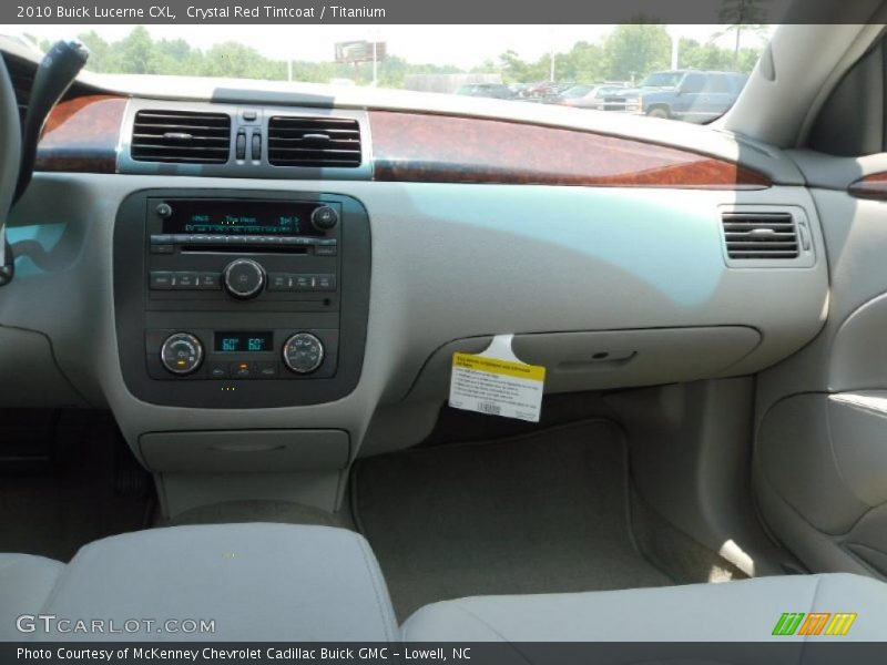 Crystal Red Tintcoat / Titanium 2010 Buick Lucerne CXL