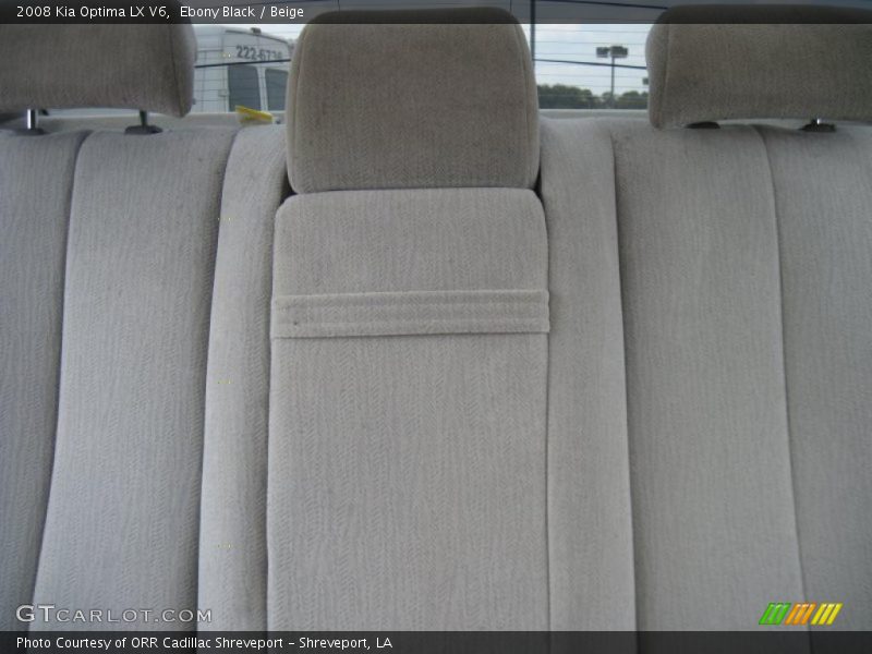 Ebony Black / Beige 2008 Kia Optima LX V6