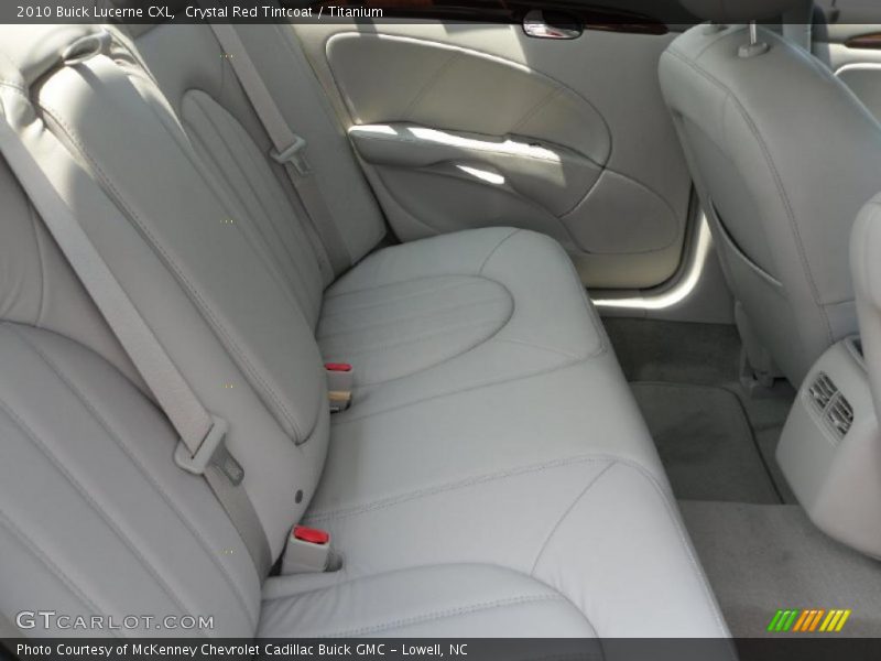 Crystal Red Tintcoat / Titanium 2010 Buick Lucerne CXL