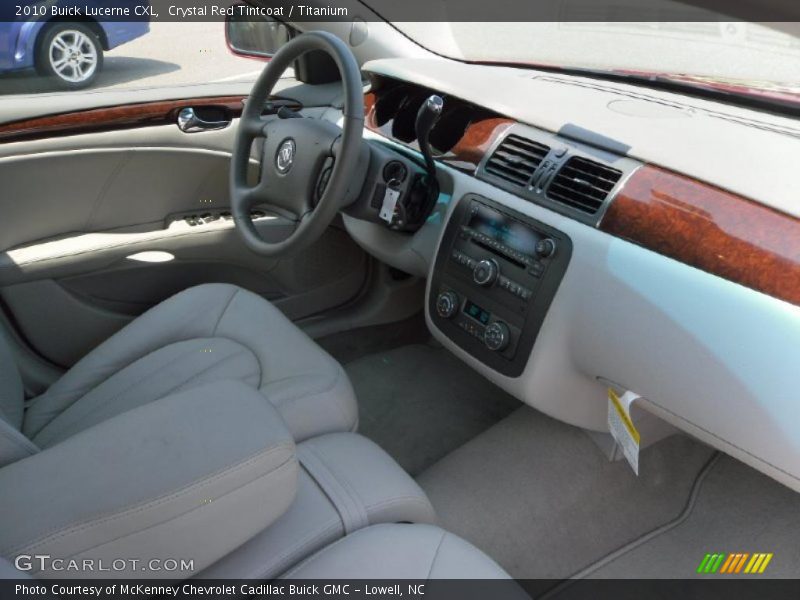 Crystal Red Tintcoat / Titanium 2010 Buick Lucerne CXL