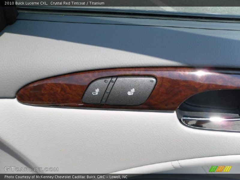 Crystal Red Tintcoat / Titanium 2010 Buick Lucerne CXL