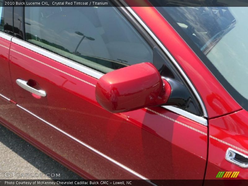 Crystal Red Tintcoat / Titanium 2010 Buick Lucerne CXL