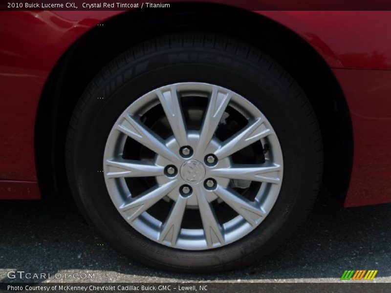 Crystal Red Tintcoat / Titanium 2010 Buick Lucerne CXL