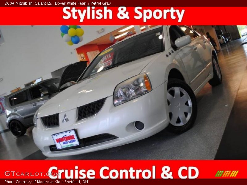 Dover White Pearl / Petrol Gray 2004 Mitsubishi Galant ES