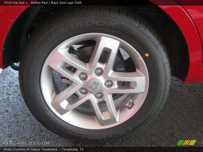 Molten Red / Black Soul Logo Cloth 2010 Kia Soul +