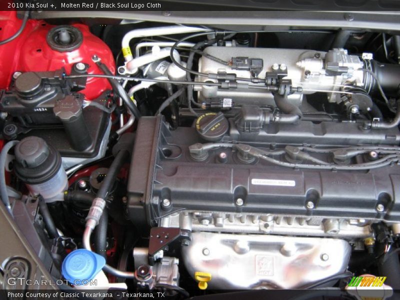 Molten Red / Black Soul Logo Cloth 2010 Kia Soul +
