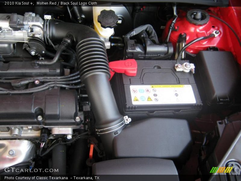Molten Red / Black Soul Logo Cloth 2010 Kia Soul +