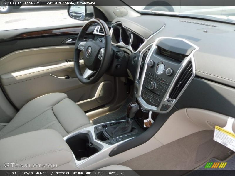Gold Mist / Shale/Brownstone 2010 Cadillac SRX V6
