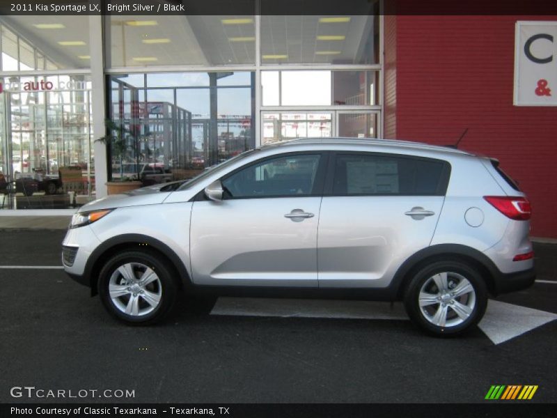 Bright Silver / Black 2011 Kia Sportage LX