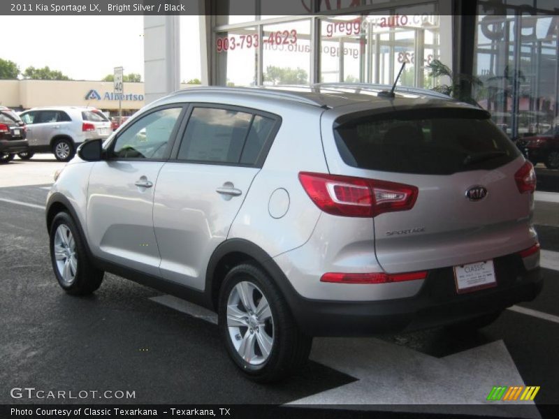Bright Silver / Black 2011 Kia Sportage LX