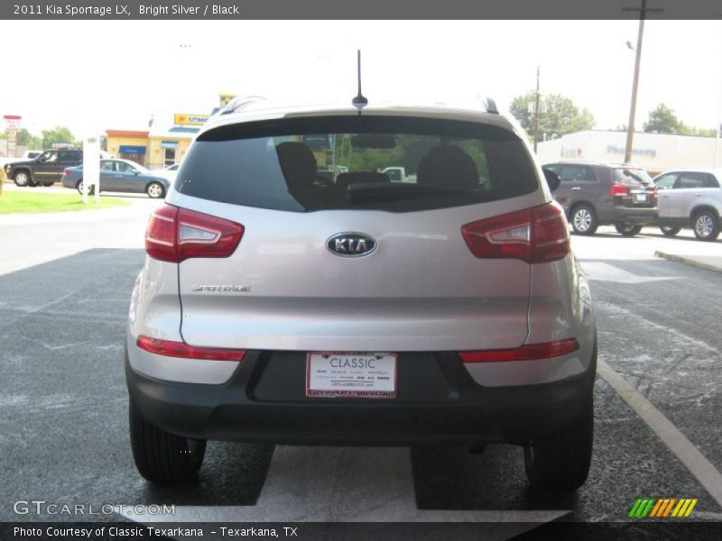 Bright Silver / Black 2011 Kia Sportage LX