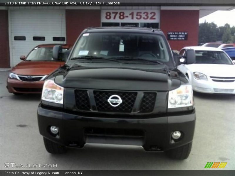 Galaxy Black / Charcoal 2010 Nissan Titan PRO-4X Crew Cab 4x4