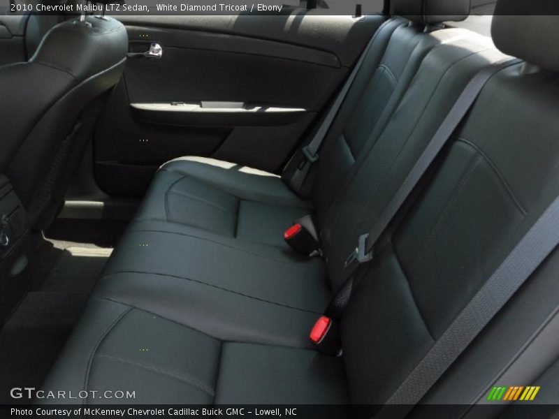 White Diamond Tricoat / Ebony 2010 Chevrolet Malibu LTZ Sedan