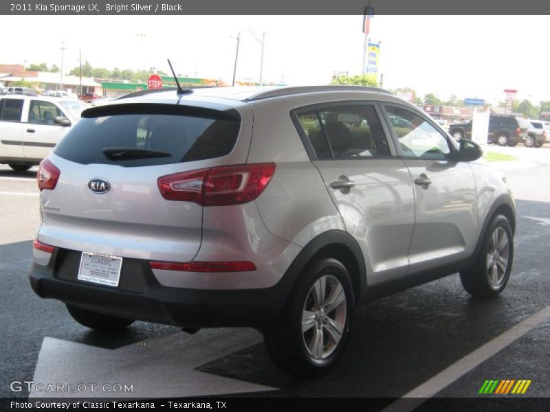 Bright Silver / Black 2011 Kia Sportage LX